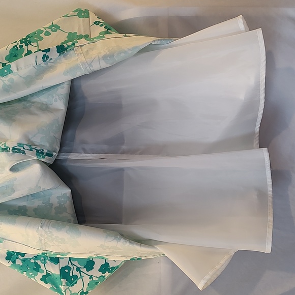 Women's aqua & white sleeveless dress by NINE WEST. Size 10. - Picture 8 of 11